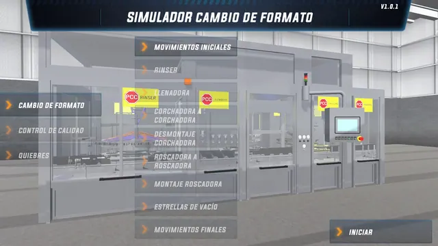 Simulador Llenadora: Concha y Toro